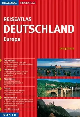 Produktbild von KUNTH Reiseatlas Deutschland/Europa 2014/2015