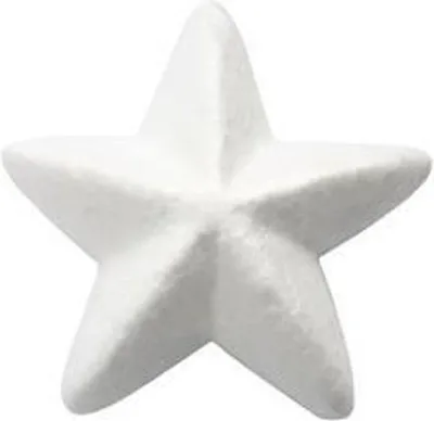Image de Étoiles en polystyrène, hauteur 5 cm, 10 pcs.