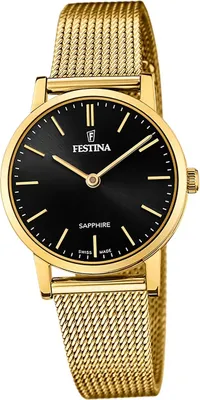 Produktbild von Festina Damen Uhr Swiss Edelstahlarmband gold D2UF20023/3