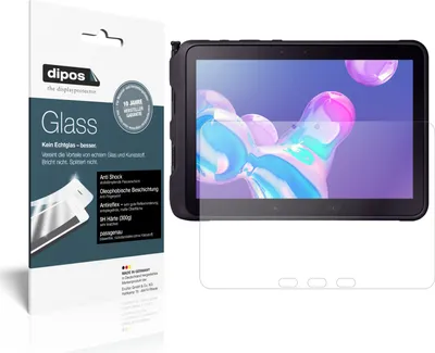 Produktbild von 2x Schutzfolie für Samsung Galaxy Tab Active Pro 10.1 matt - Anti-Shock 9H Folie dipos Glass Kunststoffglas