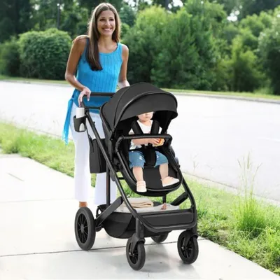 Produktbild von 3-in-1-Kinderwagen mit abnehmbarer Babywanne