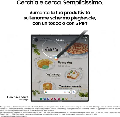 Produktbild von Samsung Galaxy Z Fold6 , 19,3 cm (7.6"), 12 GB, 256 GB, 50 MP, Android 14, Silber