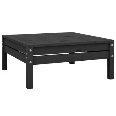 Produktbild von "im Angebot" Gartenhocker Schwarz Massivholz Kiefer - Stapelsessel CC20729