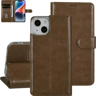 Produktbild von UNIQ Accessory iPhone 14 & 13 Booktype Case - Card holder for 3 cards - Magnetic closure - Gold