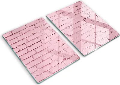 Produktbild von Glasschneideplatte - Herdabdeckplatte - 2x40x52 cm -Schneidebrett - Spritzschutz - Pastellwandsteine