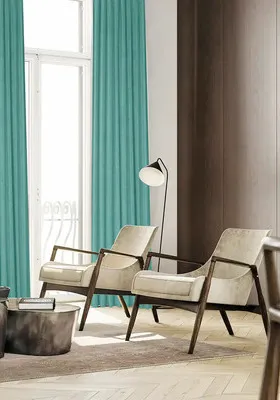 Produktbild von Vorhang mit Universalband Velvet mint 140x280 cm
