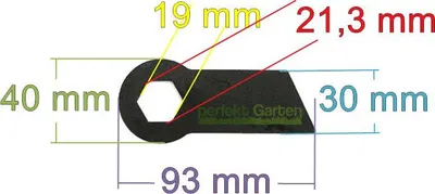 Produktbild von 18 X Vertikutierer Ersatzmesser für Pattfield PE-BV 38 (PEBV38)