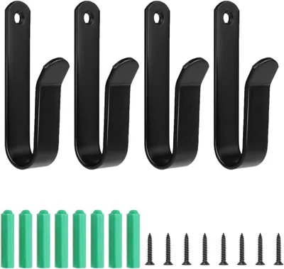 Imagen del producto de Soportes para tablas de snowboard, 4 unidades, multifuncionales, para montaje en pared