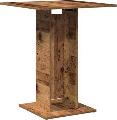 Produktbild von vidaXL Bistrotisch Altholz-Optik 60x60x75 cm Holzwerkstoff