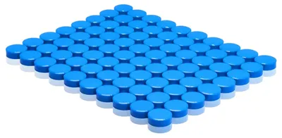 Runde Kühlschrankmagnete, bunt, 2 cm, 80 Stück, stark