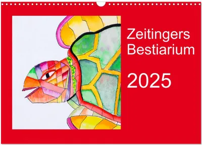 Produktbild von Zeitingers Bestiarium (Wandkalender 2025 DIN A3 quer), CALVENDO Monatskalender