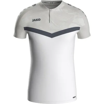 Produktbild von JAKO Unisex Polo Iconic, Farbe:weiß/soft grey/anthra light, Größe:3XL