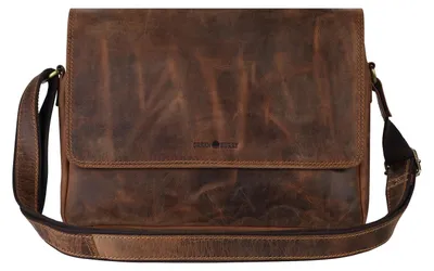 Zdjęcie produktu dla GREENBURRY Torba na ramię Vintage Crossbody Bag Brown brązowa