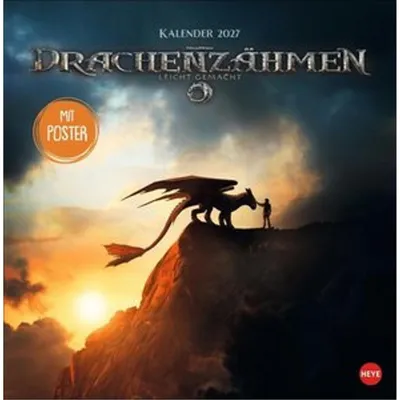 Produktbild von Drachenzähmen Broschurkalender 2027