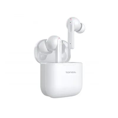 Obrázok produktu pre TONSIL T55BT Bezdrôtové slúchadlá White Bluetooth docking ANC