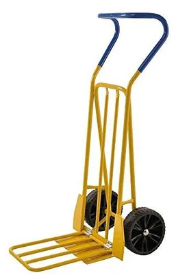 Produktbild von Sackkarre 250 kg, klappbarer Ladebügel, 2 Bockrollen, ergonomischer Griff