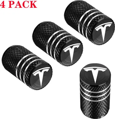 Obrázek produktu pro 4ks Hliníkový ventil Klobouk pro Tesla model 3 / S / X