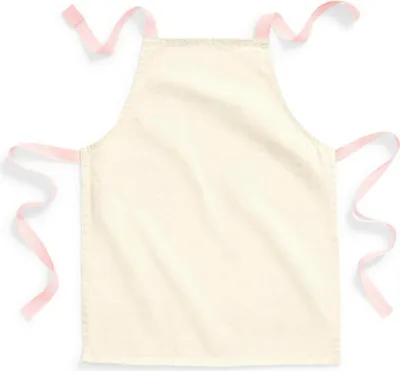 Obrázok produktu pre Westford Mill W362 | FairTrade bavlnená zástera pre mladých remeselníkov 45 cm x 60 cm - farba: prírodná/rastrová - veľkosť: jedna veľkosť