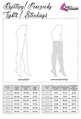 Zdjęcie produktu dla Livco Corsetti Fashion - Grarddis Lc Xg042 Ponczochy Czarne Jeden Rozmiar