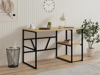 Produktbild von Skye Decor, Caste - Sapphire Oak, Schreibtisch, Saphireiche, 100 % MELAMINBESCHICHTETE SPANPLATTEN, 120 x 60 x 74 cm
