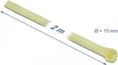 Obrázek produktu pro DELOCK Geflechtschlauch aus Aramid Fasern 2 m x 15 mm
