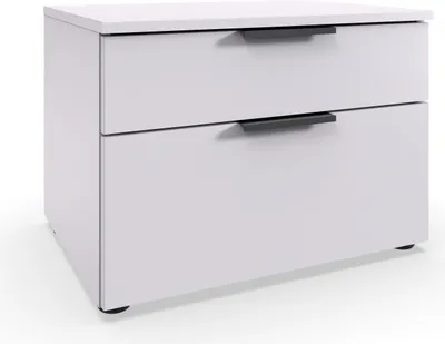Produktbild von Nachtkommode >OXFORD< in WEISS - 54x39x41cm (BxHxT)