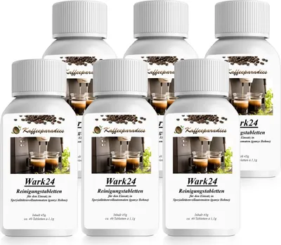 Produktbild von Wark24 Reinigungstabletten 40 Tabletten für Kaffeevollautomaten (6er Pack)
