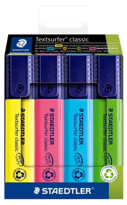 Zdjęcie produktu dla Staedtler Textsurfer classic 364, 4 szt.