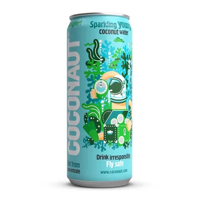 Obrázek produktu pro Woda kokosowa gazowana Coconaut 320 ml