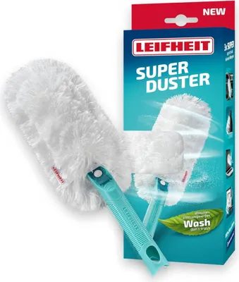 Leifheit Staubwedel Superduster mit Microfaserstruktur Packung 1 Stück