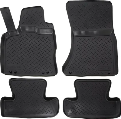 Produktbild von NORM LINERS | 3D Gummimatten Auto Matten Fussmatten Kompatibel mit Audi Q5 2008-2016 4tlg, Individuelle Passform mit Hohem Rand cca 4-5cm, Allwetter,