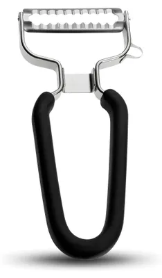 Produktbild von Sparschäler Edelstahl Lurch 10098 für Obst Gemüse, glatte Klingen, Küchenhelfer