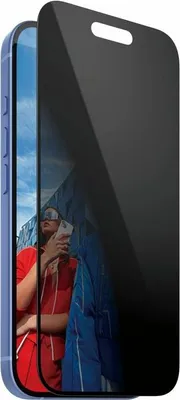 Produktbild von PanzerGlass ® 2-Way Privacy Displayschutz iPhone 16 | 15 | Ultra-Wide Fit | Bulk, Apple, Apple - iPhone 16, Trockene Anwendung, Kratzresistent, Schockresistent, Transparent, 50 Stück(e)