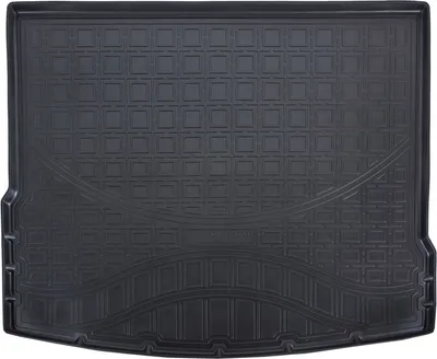Image de Tapis De Coffre en Caoutchouc TPE Pour Volkswagen Tiguan 2 2016-2024, Bord Haut, Noir, Antidérapant, Toutes Saisons