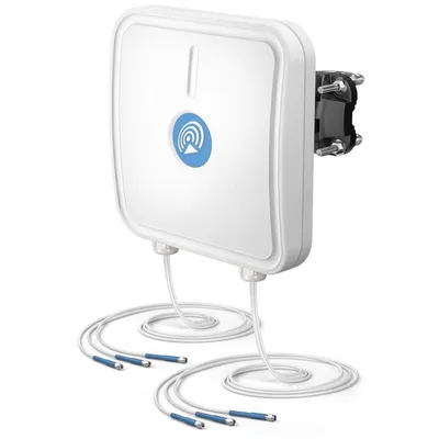 Produktbild von Wi-Fi 6E Dreiband-Panelantenne 7dBi, wetterfest, 120°, RPSMA