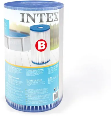 Obrázok produktu pre Intex 29005, Filtračná kazeta, Modrá, Biela, Plast, Nadzemný bazén, Kolo, Čína