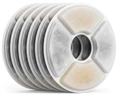 Productafbeelding van Kattenfonteinfilter, set van 5, ronde filters voor waterfonteinen