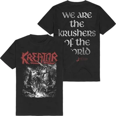 Produktbild von Kreator T-Shirt Herren Krushers of the World schwarz S