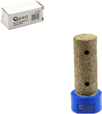 Zdjęcie produktu dla GEKO Frez diamentowy 20 mm, M14 do betonu, ceramiki, kamienia G37520