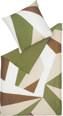 Produktbild von SCHÖNER WOHNEN Bettwäsche Origami grün 135x200cm