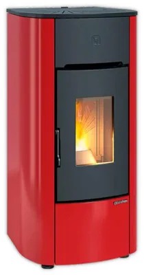Immagine prodotto di Extraflame Mariella Bordeaux Stufa a Pellet 8kW Acciaio e Ghisa Programmabile