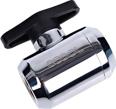Zdjęcie produktu dla Alphacool 17141, Czarny, Chrom, 1/4", Męska, 36 mm, 35,4 mm, 22,7 mm