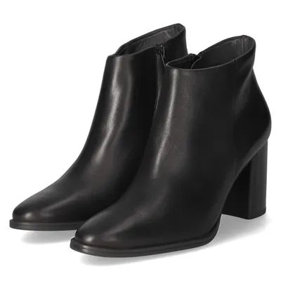 Produktbild von Paul Green Damen Ankle Boots/ Stiefeletten Schwarz Glattleder Größe: 38