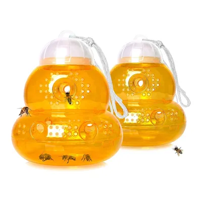 Zdjęcie produktu dla Kürbisförmige Bienenfalle,Kürbisförmige Bienenfalle,Kürbisförmige hängende Bienenfalle,Draußen hängende Bienenfalle,Bienenfalle,Bienenfänger