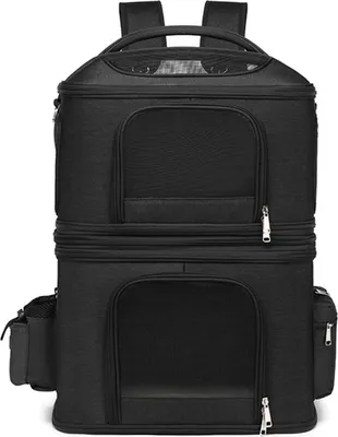 Produktbild von Abnehmbarer Rucksack für Katzen, doppelt atmungsaktiv und praktisch für Reisen – bequemer Schulterschutz