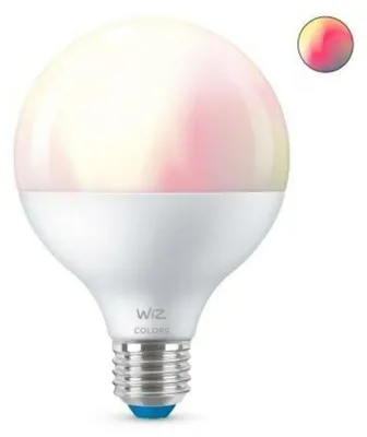 Immagine prodotto di WiZ Lampadina Smart Dimmerabile Luce Bianca o Colorata Attacco E27 75W Globo