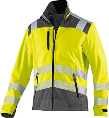 Produktbild von Kübler Reflectiq Softshell Jacke PSA 2 warngelb/anthrazit Gr. L