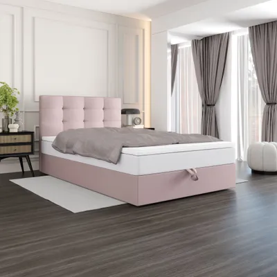 Obrázek produktu pro Čalouněná postel 90x200 DELILAH 4 - růžová