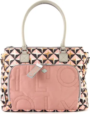 Produktbild von Oilily Charm Geometrical Diaperbag Mhz Wickeltasche Rose