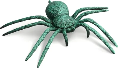 Imagen del producto de Araña verde de aspecto terrorífico, 23 cm - Talla única